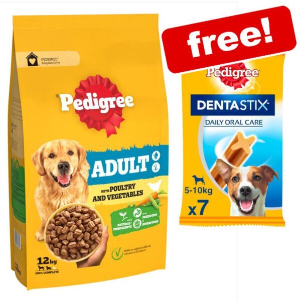 Pedigree Adult Dry Dog Food + 70x Daily Oral Care-Alifant Food Supply