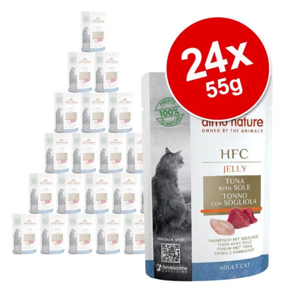 Almo Nature HFC Natural Pouches Saver Pack for Cats 24 x 55g-Alifant Food Supplier