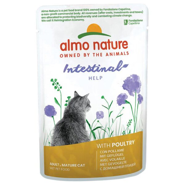 Almo Nature Holistic Intestinal Help Pouches for Cats 70g-Alifant Food Supplier