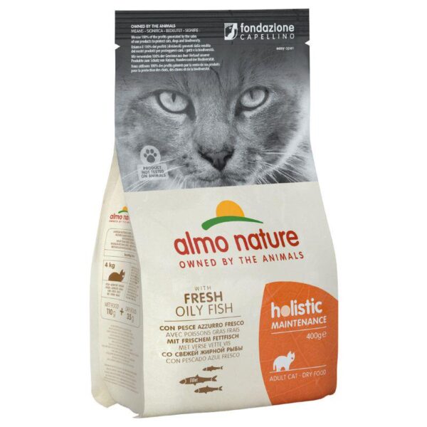 Almo Nature Holistic Oily Fish & Rice Kibble for Cats-Alifant Food Supply