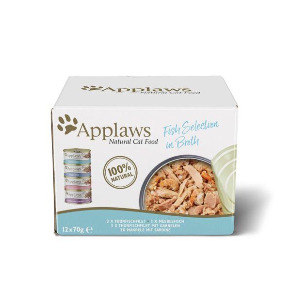 Applaws Adult Cat Cans Tuna/Fish in Broth 70g-Alifant Food Supplier