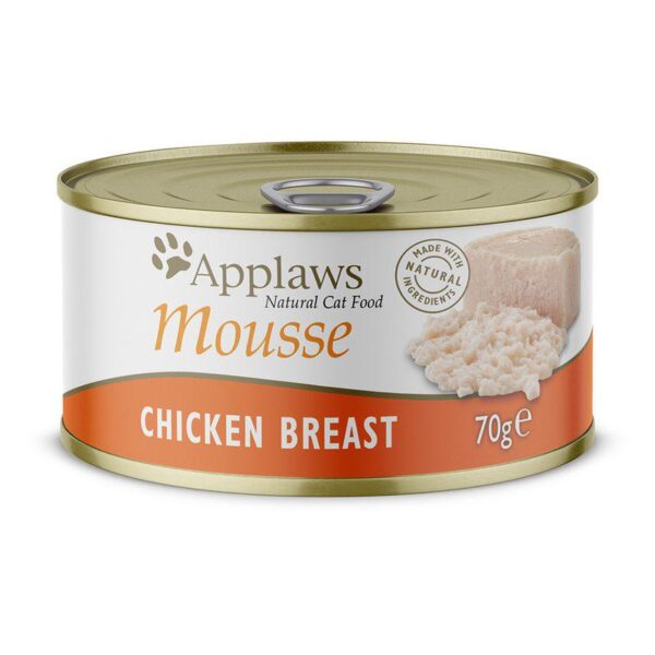 Applaws Adult Cat Cans in Mousse 70g