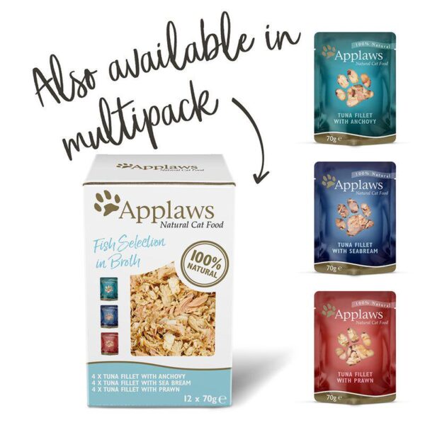 Applaws Adult Cat Pouches in Broth 12 x 70g-Alifant Food Supplier