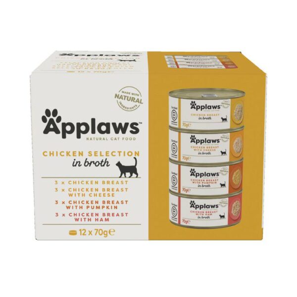Applaws Adult Mixed Pack Cat Cans 70g-Alifant Food Supply