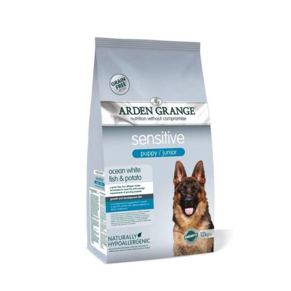 Arden Grange Sensitive Puppy/Junior - Grain-Free Ocean White Fish & Potato-Alifant Food Supplier
