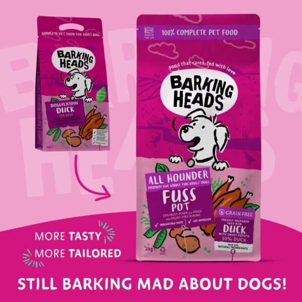 Barking Heads All Hounder Fuss Pot Duck-Alifant Food Supplier