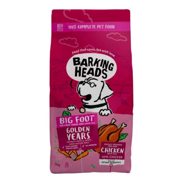 Barking Heads Big Foot Golden Years -lifant Food Supply