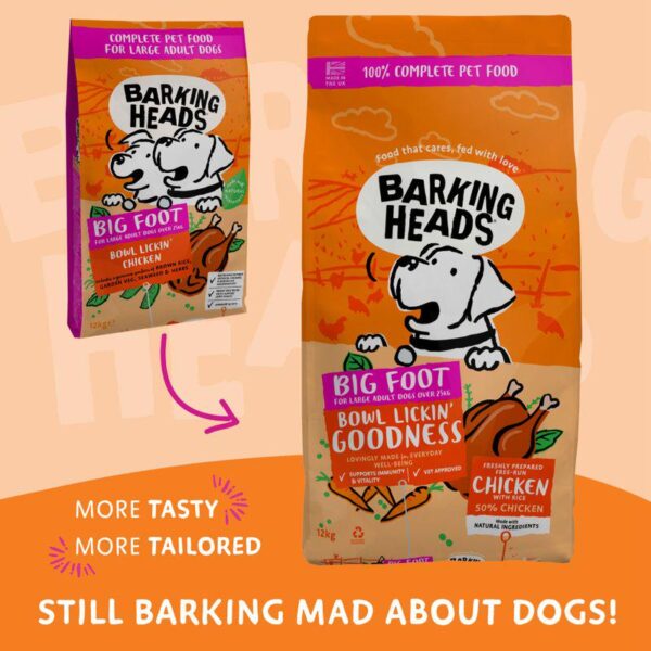 Barking Heads Big Foot Bowl Lickin' Goodness -Alifant Food Supply