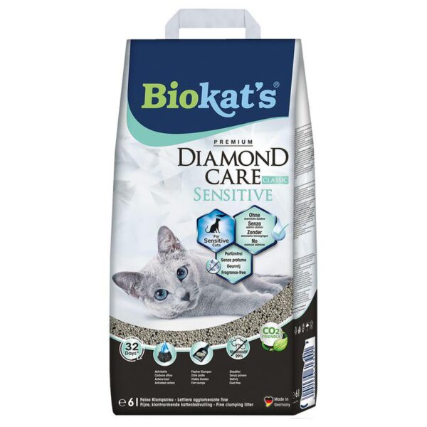 Biokat's Diamond Care Sensitive Classic Cat Litter-Alifant Food Supplier