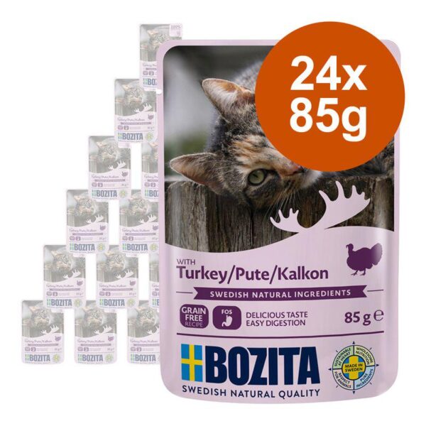 Bozita Chunks in Sauce Pouches Saver Packs 24 x 85g-Alifant Food Supply