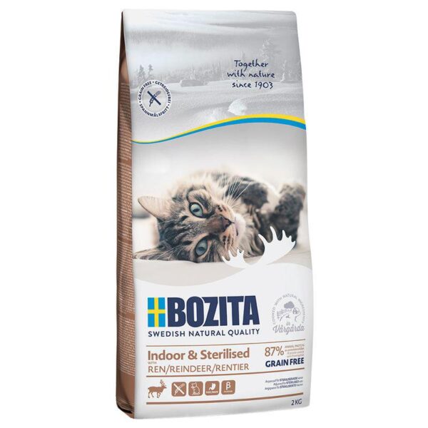 Bozita Grain Free Indoor & Sterilised - Reindeer-Alifant Food Supplier