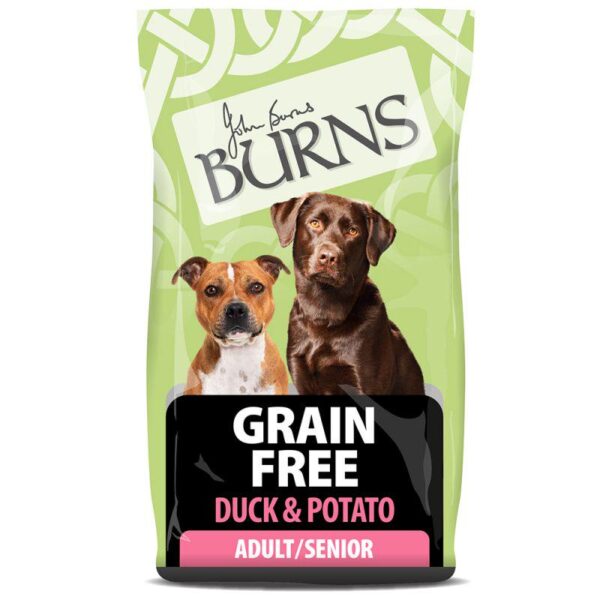 Burns Grain Free Adult Dry Dog Food Duck and Potato-Alifant food Supply