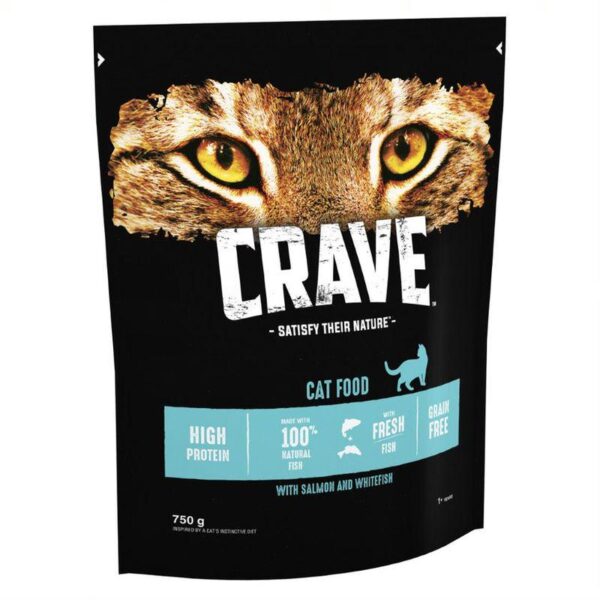 CRAVE Adult Salmon & Whitefish Dry Cat Food-Alifant Food Supply