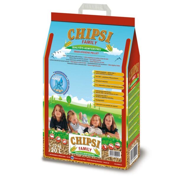 Chipsi Family Corn-Hygiene-Pellets -Alifant Food Supply