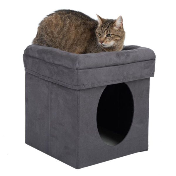 Collapsible Cube Cat Den - Alifant Food Supplier