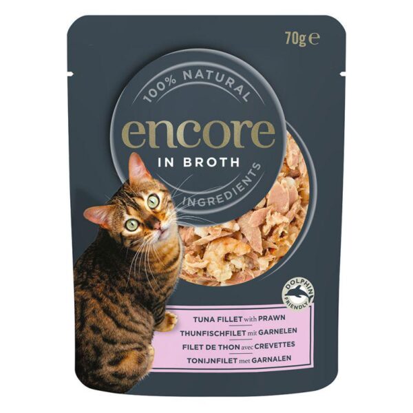 Encore Cat Broth Pouch 16 x 70g-Alifant Food Supplier