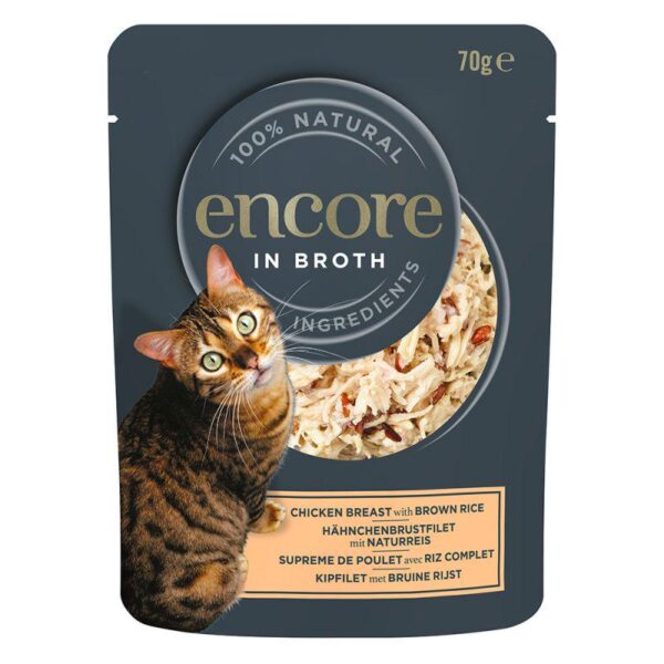 Encore Cat Broth Pouch 16 x 70g-Alifant Food Supplier