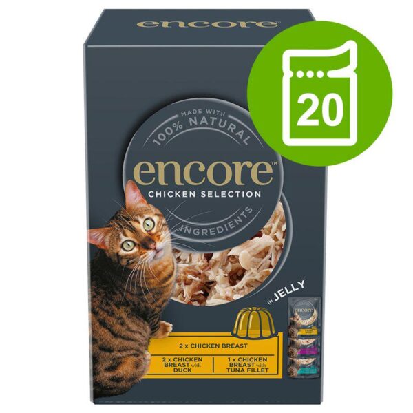 Encore Cat Jelly Pouch Multipack 20 x 50g-Alifant Food Supplier