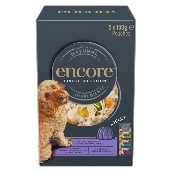 Encore Dog Jelly Pouch Multipack 100g-Alifant Food Supplier