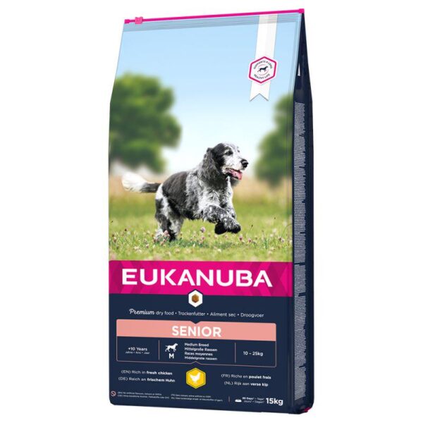 Eukanuba Caring Senior Medium Breed - Chicken-Alifant Food Supplier