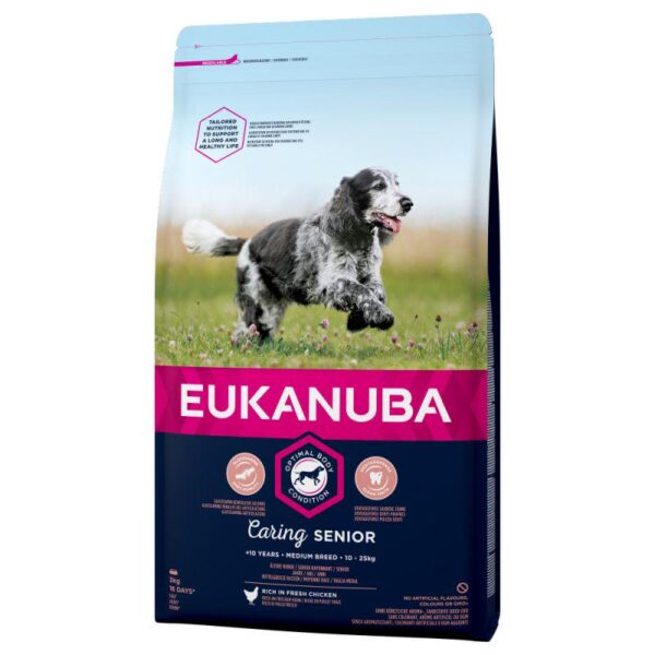 Eukanuba Caring Senior Medium Breed - Chicken-Alifant Food Supplier