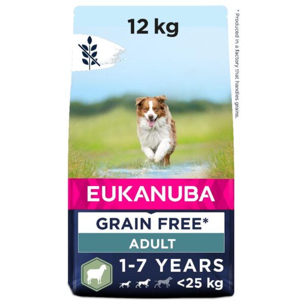 Eukanuba Grain Free Small and Medium Breed Adult - Lamb-Alifant Food Supply