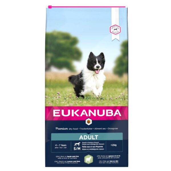 Eukanuba Small & Medium Breed Adult - Lamb & Rice-Alifant Food Supply