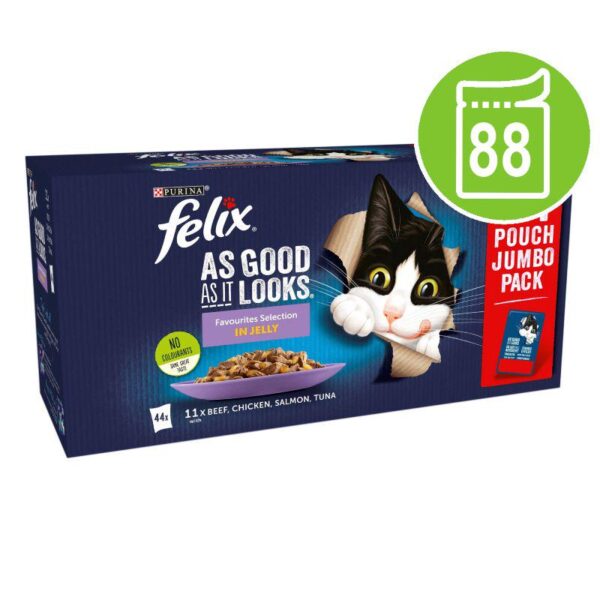 Felix As Good As It Looks Mega Pack 88 x 100g-Alifant Food Supply