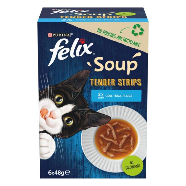 Felix Soup Tender Strips Saver Pack 48 x 48g-Alifant Food Supply