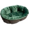 Ferplast Green Velvet Sofa Cover for Siesta Deluxe Dog Basket-Alifant Food Supplier