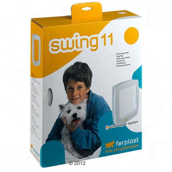 Ferplast Swing 11 Cat Flap - 4 Way Lock - Alifant Food Supplier