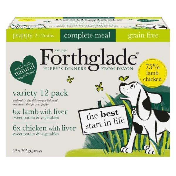 Forthglade Complete Meal Grain Free Puppy Dog - Lamb & Chicken-Alifant Food Supply