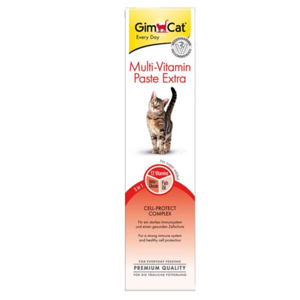 GimCat Multi-Vitamin-Extra Cat Paste-Alifant Food Supplier