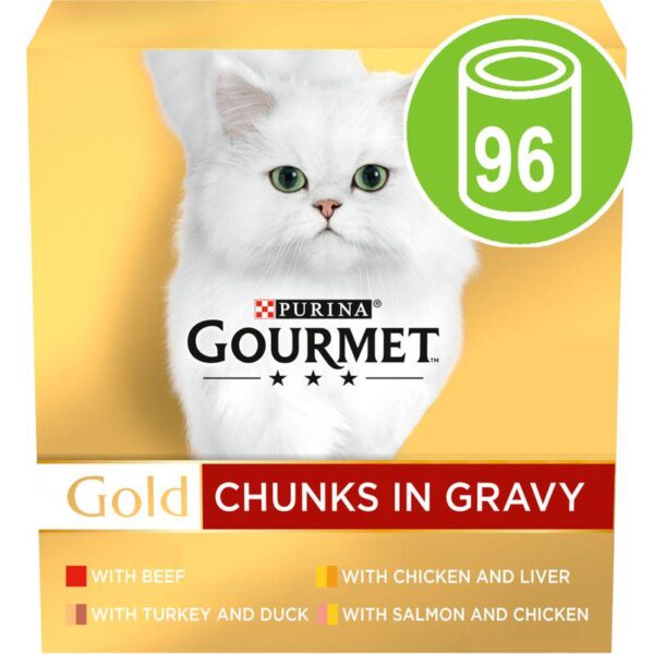 Gourmet Gold Tender Chunks Mega Pack 96 x 85g-Alifant Food Supplier