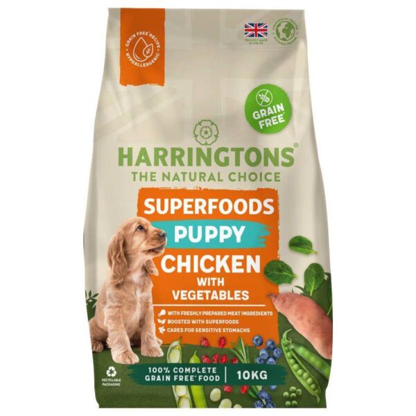Harringtons Puppy Grain-Free with Superfoods Dry Dog Food - Chicken-Alifant Food Supply