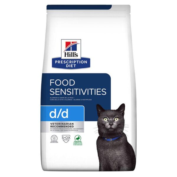 Hill's Prescription Diet Feline d/d Food Sensitivities - Duck & Green Peas-Alifant Food Supplier