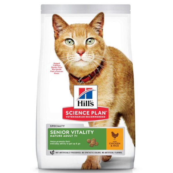 Hill’s Science Plan Mature Adult Senior Vitality with Chicken & Rice-Alifant Food Supply