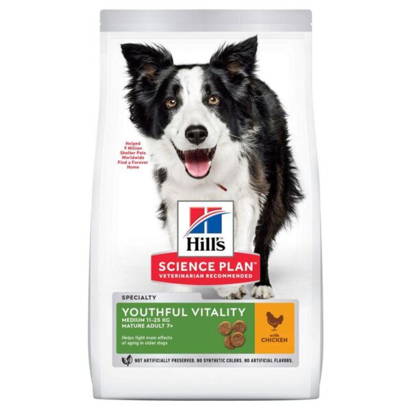 Hill’s Science Plan Adult 7+ Senior Vitality Medium with Chicken-Alifant Food Supplier