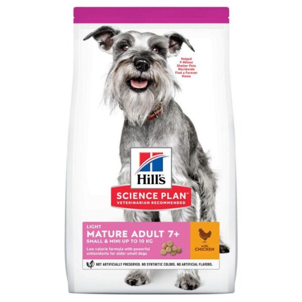 Hill’s Science Plan Mature Adult 7+ Light Small & Mini with Chicken-Alifant Food Supplier