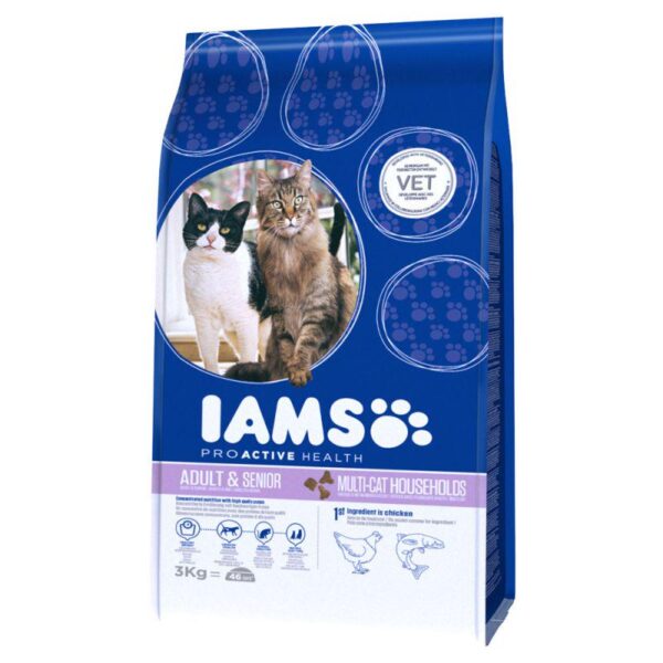 IAMS Proactive Health Multi-Cat with Salmon & Chicken Dry Cat Food-Alifant food Supply