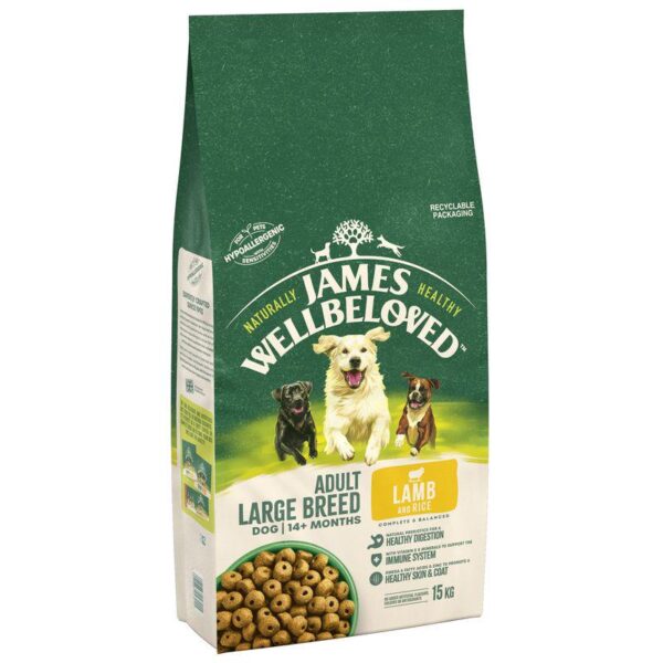 James Wellbeloved Adult Hypoallergenic Large Breed - Lamb and Rice-Alifant Food Supply