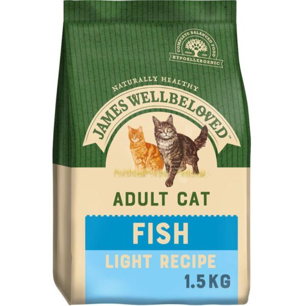 James Wellbeloved Adult Cat Hypoallergenic Light - Fish-Alifant Food Supplier