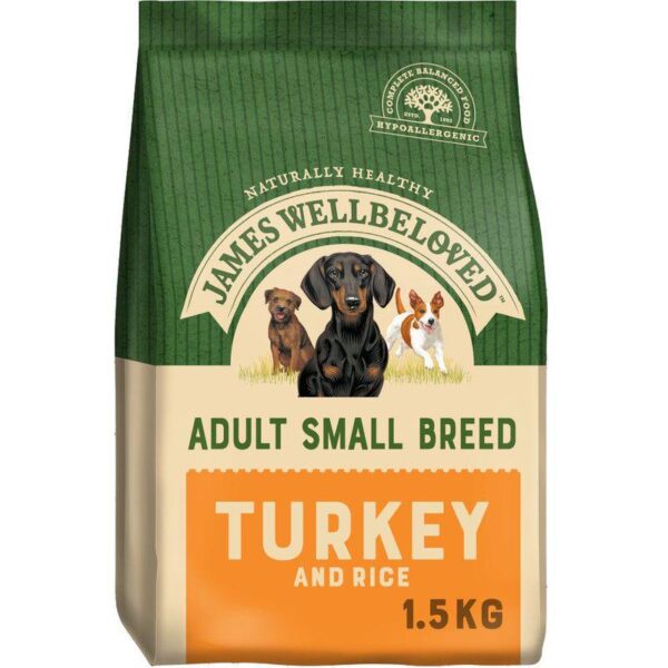 James Wellbeloved Adult Hypoallergenic Small Breed - Turkey & Rice