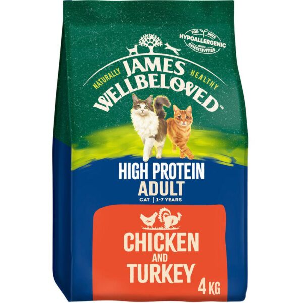 James Wellbeloved Adult Cat Hypoallergenic High Protein - Chicken & Turkey-Alifant supplier