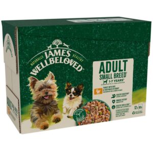 James Wellbeloved Adult Small Dog Hypoallergenic Pouches - Turkey in Gravy-Alifant Food Supply