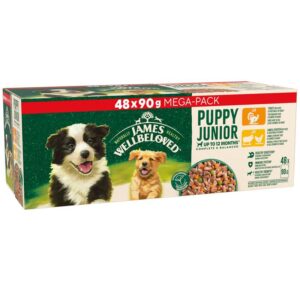 James Wellbeloved Puppy Hypoallergenic Pouches - Turkey, Lamb & Chicken in Gravy-Alifant Food Supplier