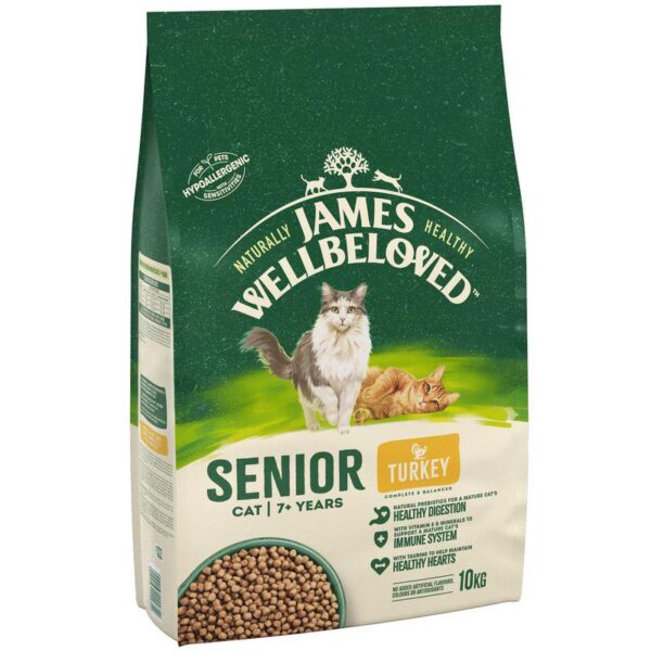 James Wellbeloved Senior 7+ Cat Hypoallergenic- Turkey-Alifant Food Supply