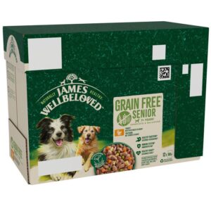 James Wellbeloved Senior Hypoallergenic Grain Free Pouches - Turkey in Gravy-Alifant Food Supply