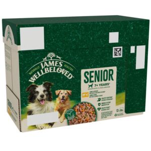 James Wellbeloved Senior Hypoallergenic Pouches – Lamb & Chicken with Rice-Alifant Food Supplier