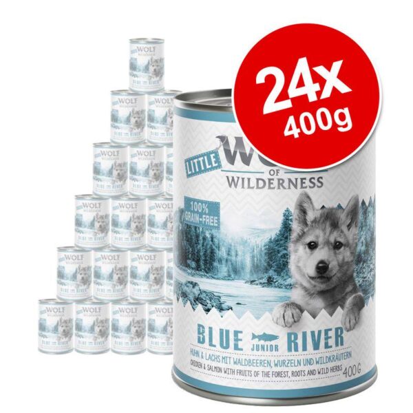 Little Wolf of Wilderness Saver Pack 24 x 400g-Alifant Food Supply